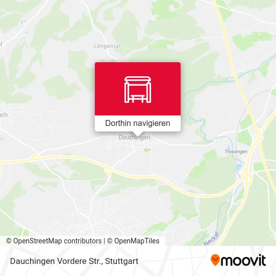 Dauchingen Vordere Str. Karte