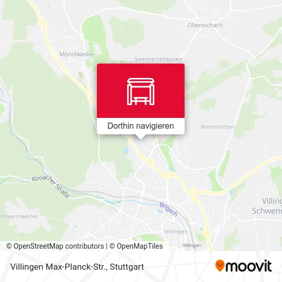 Villingen Max-Planck-Str. Karte