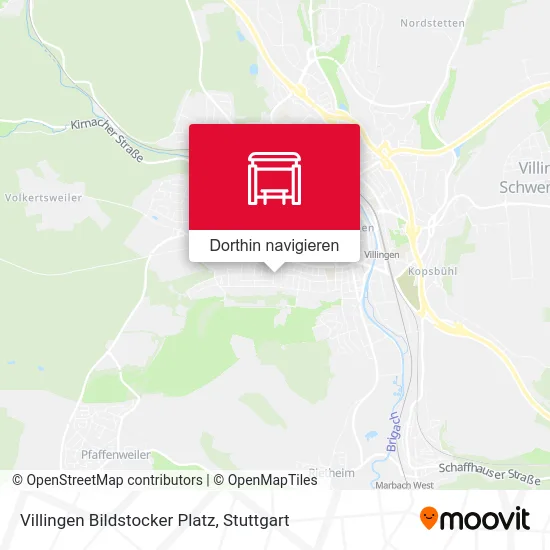 Villingen Bildstocker Platz Karte