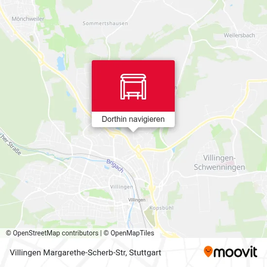 Villingen Margarethe-Scherb-Str Karte