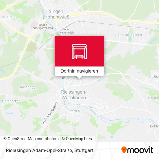 Rielasingen Adam-Opel-Straße Karte