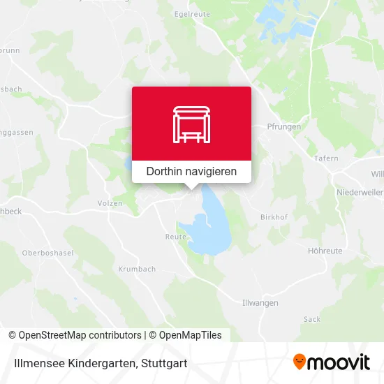 Illmensee Kindergarten Karte