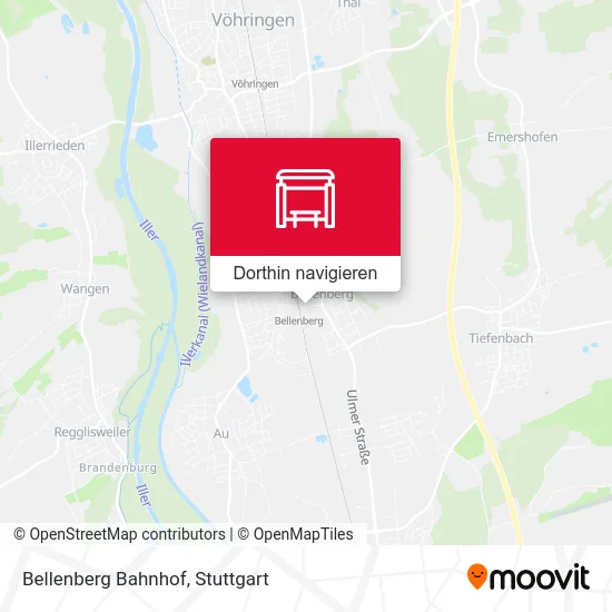 Bellenberg Bahnhof Karte