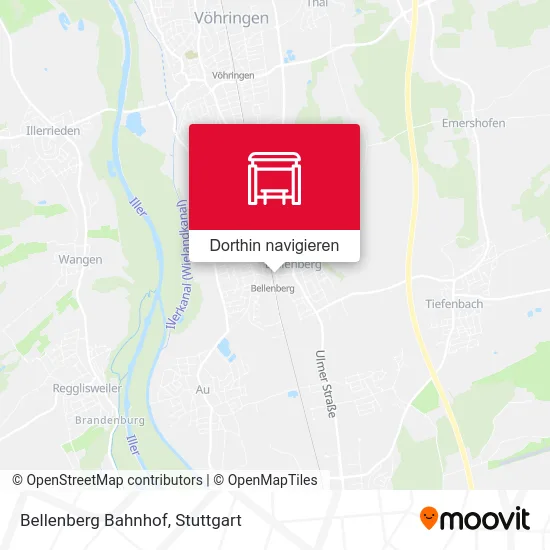 Bellenberg Bahnhof Karte