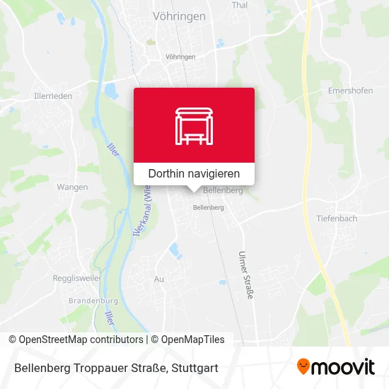 Bellenberg Troppauer Straße Karte