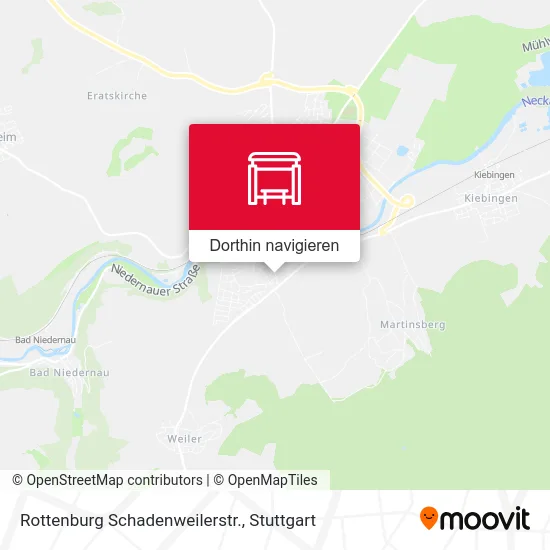 Rottenburg Schadenweilerstr. Karte