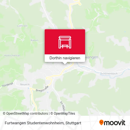 Furtwangen Studentenwohnheim Karte