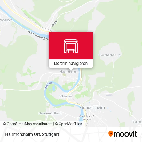Haßmersheim Ort Karte