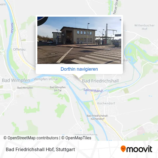 Bad Friedrichshall Hbf Karte