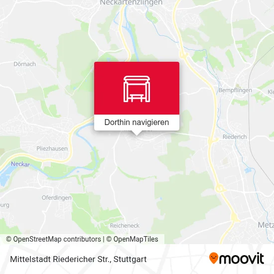Mittelstadt Riedericher Str. Karte