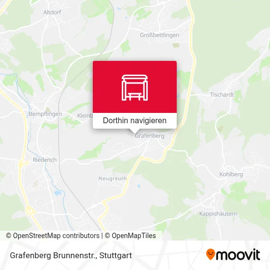Grafenberg Brunnenstr. Karte
