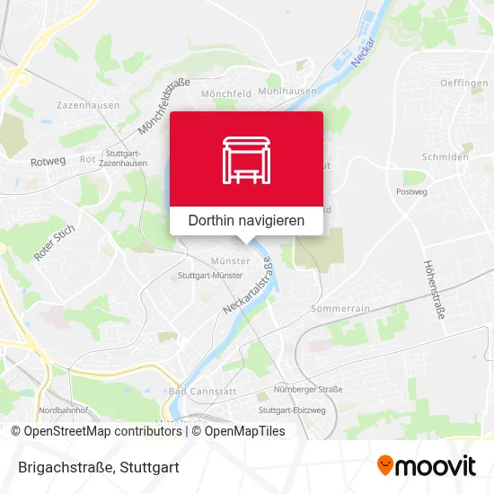 Brigachstraße Karte