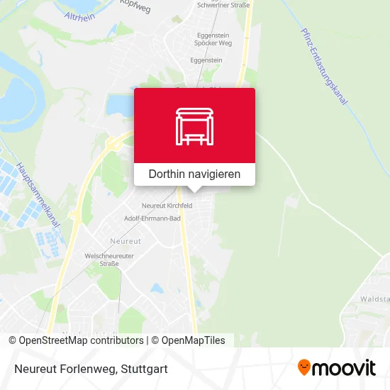 Neureut Forlenweg Karte