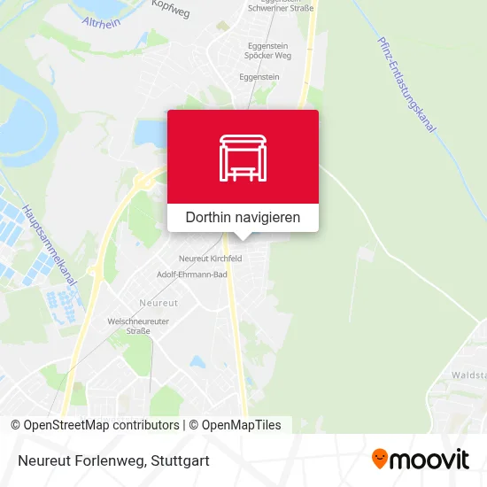 Neureut Forlenweg Karte