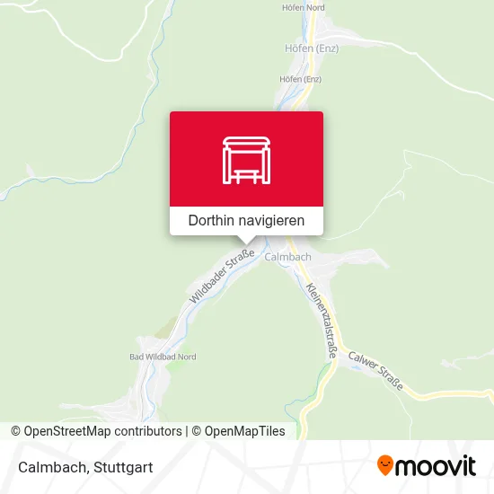 Calmbach Karte