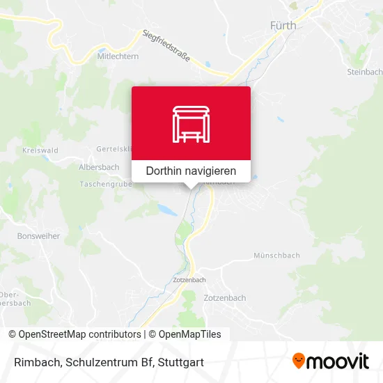 Rimbach, Schulzentrum Bf Karte