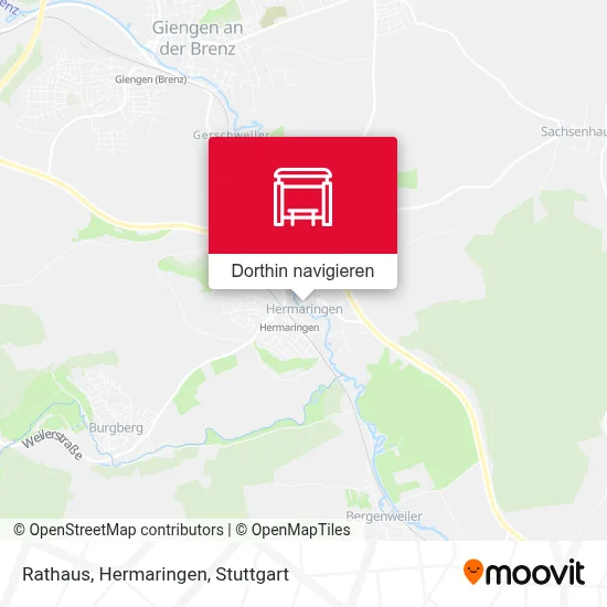 Rathaus, Hermaringen Karte