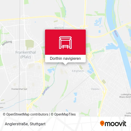 Anglerstraße Karte