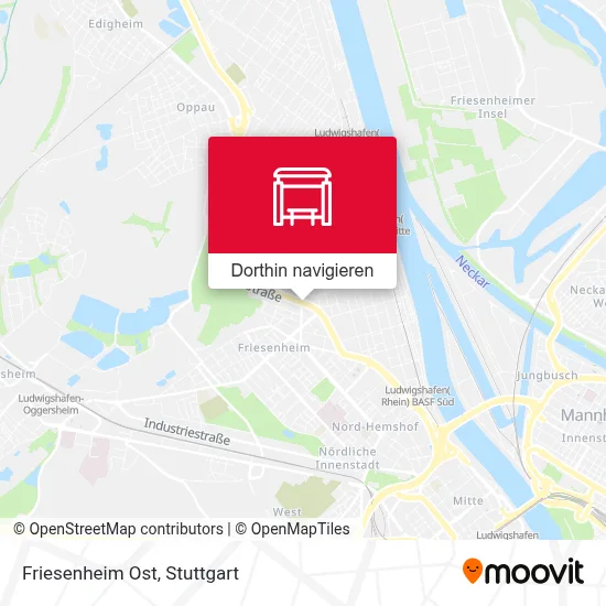 Friesenheim Ost Karte