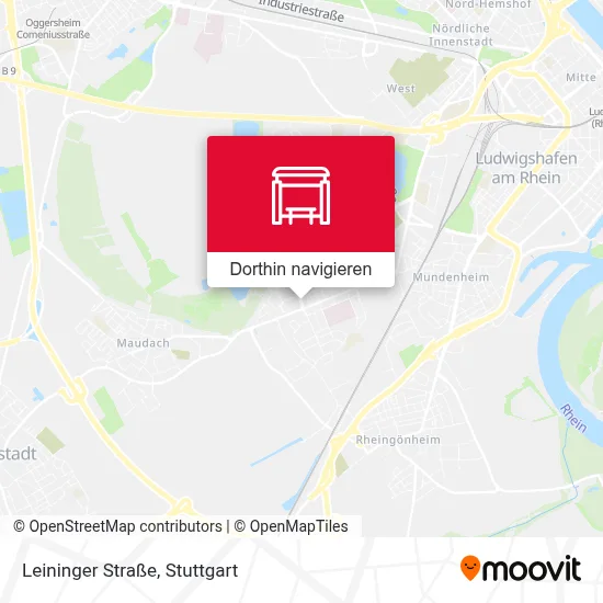 Leininger Straße Karte