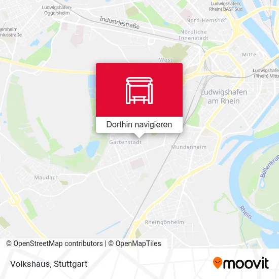 Volkshaus Karte