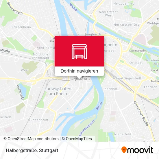 Halbergstraße Karte