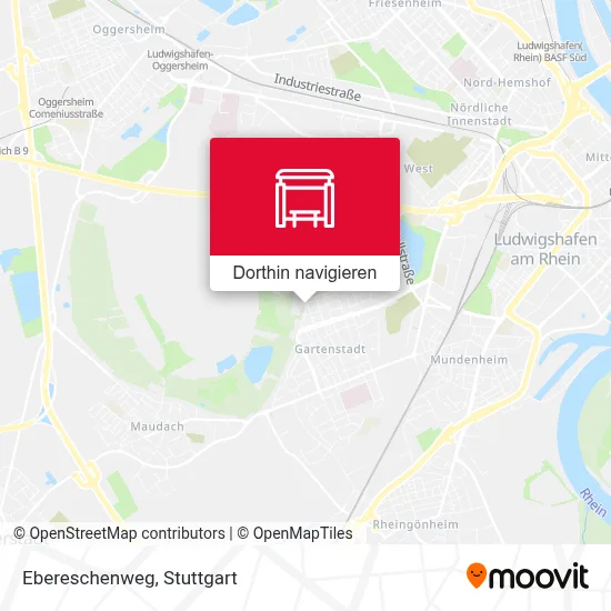 Ebereschenweg Karte