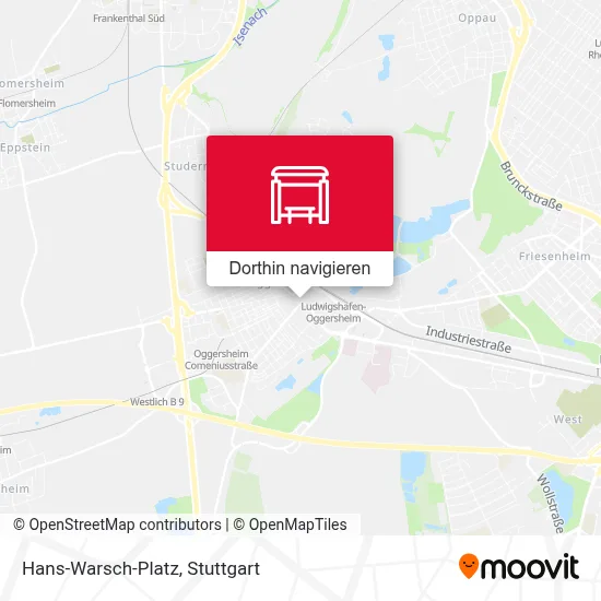 Hans-Warsch-Platz Karte