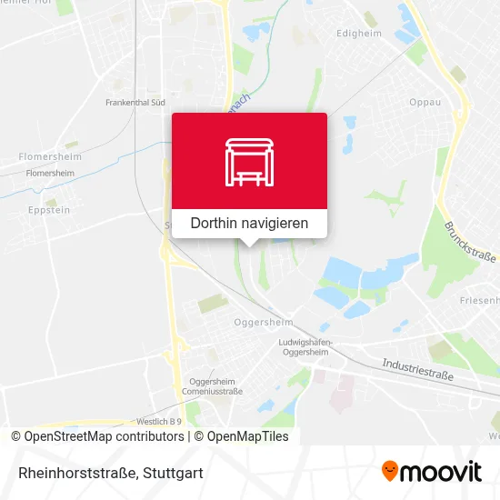 Rheinhorststraße Karte