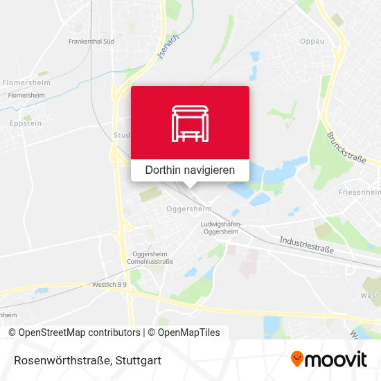 Rosenwörthstraße Karte