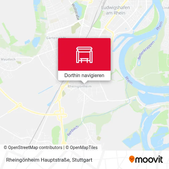 Rheingönheim Hauptstraße Karte