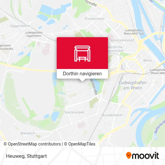 Heuweg Karte