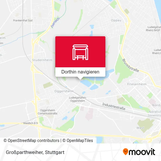 Großparthweiher Karte