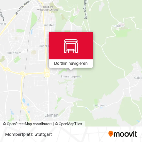 Mombertplatz Karte