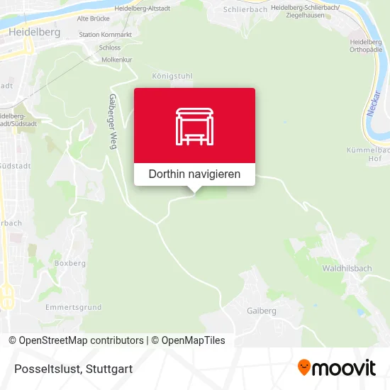Posseltslust Karte