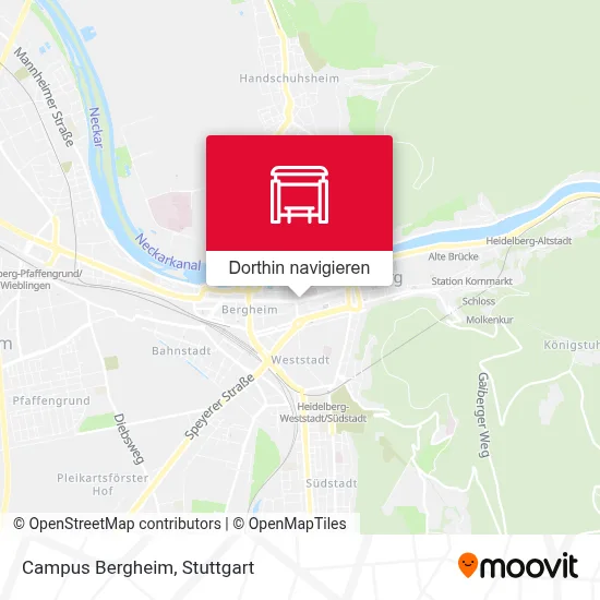 Campus Bergheim Karte