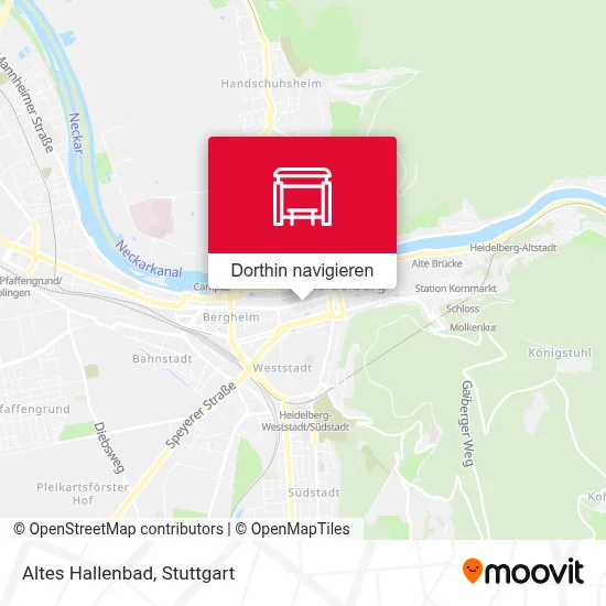 Altes Hallenbad Karte