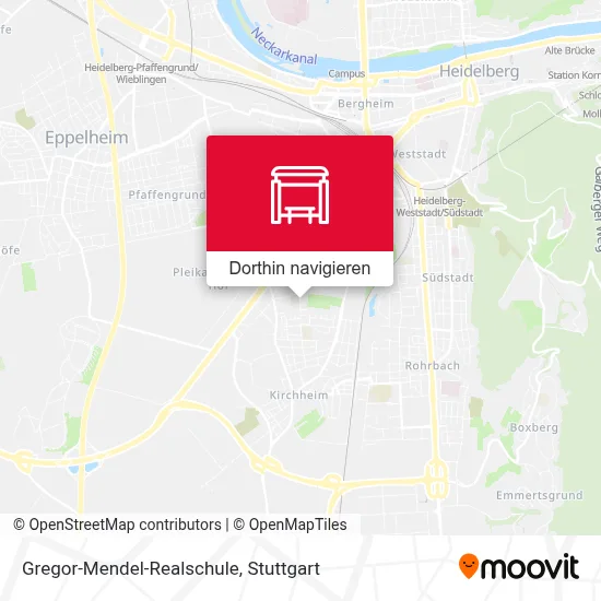 Gregor-Mendel-Realschule Karte