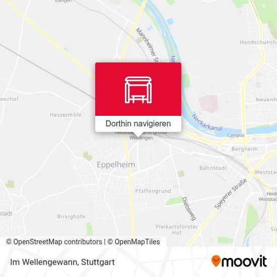 Im Wellengewann Karte