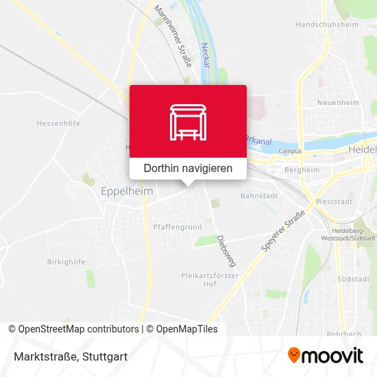 Marktstraße Karte