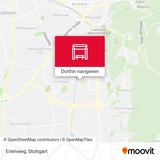 Erlenweg Karte