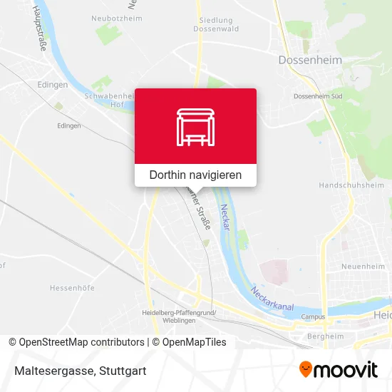 Maltesergasse Karte