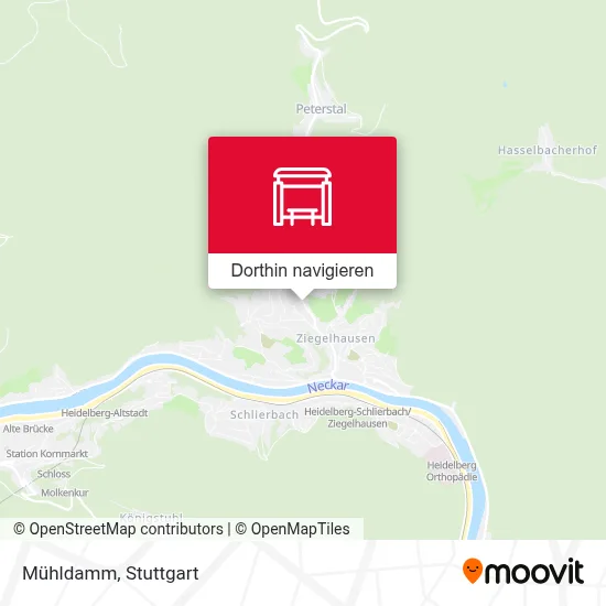 Mühldamm Karte