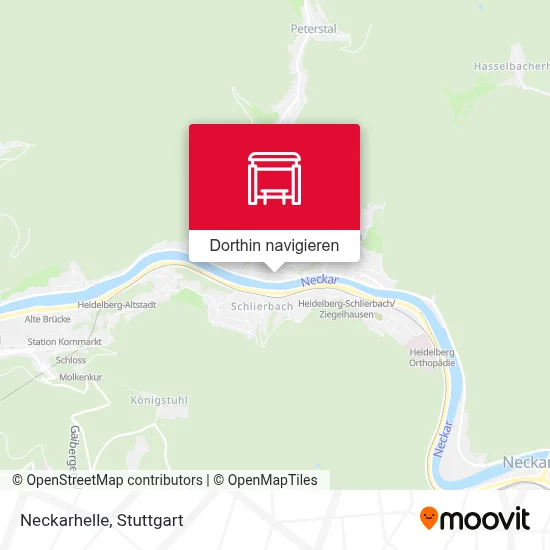 Neckarhelle Karte
