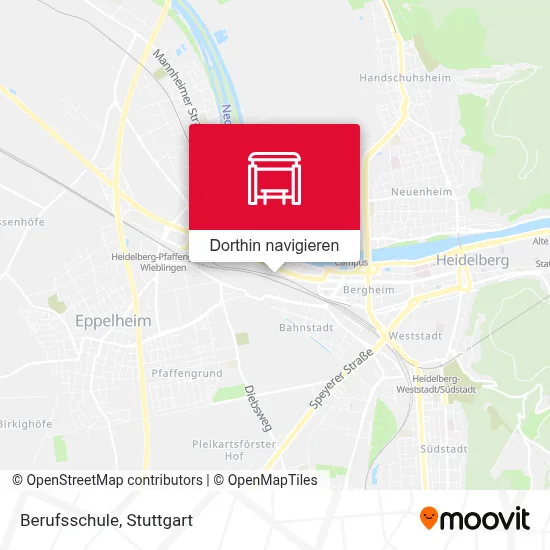 Berufsschule Karte