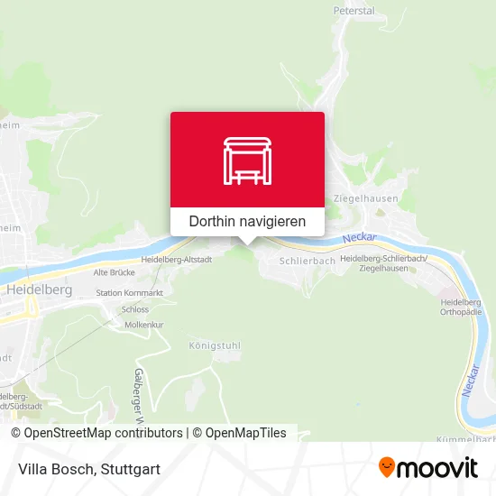 Villa Bosch Karte