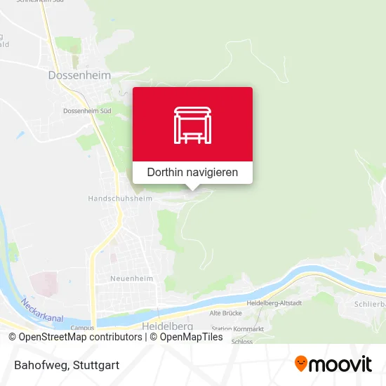 Bahofweg Karte