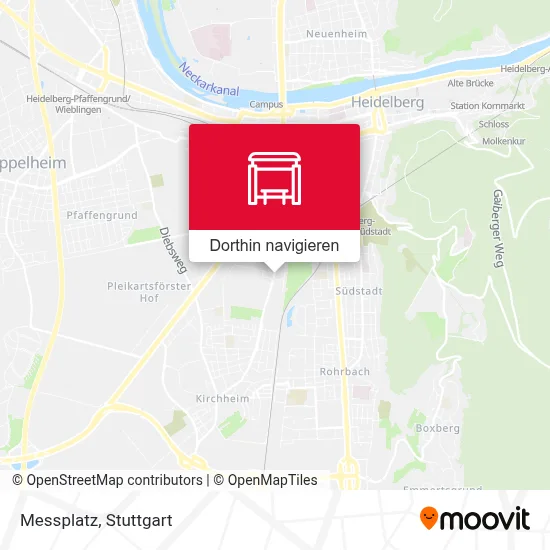 Messplatz Karte