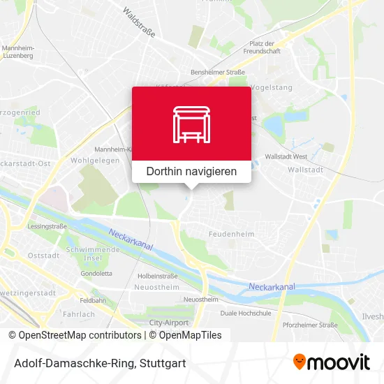 Adolf-Damaschke-Ring Karte