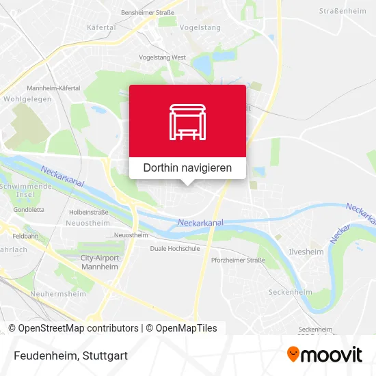 Feudenheim Karte